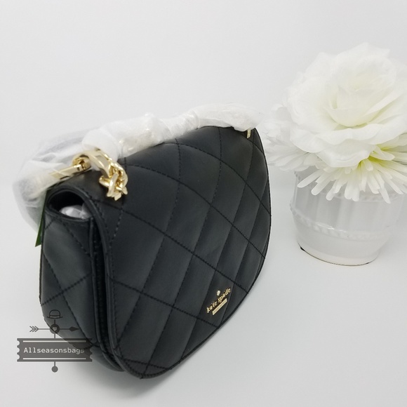 🔽 Kate spade emerson quilted black cossbody rita - Picture 4 of 8